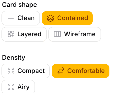 The Spacing control in the editor settings panel